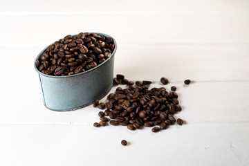 coffee beans good smell aroma decorate cafe  shop drinking in morning for wake up