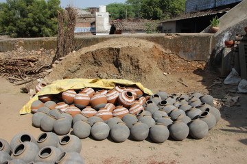 Töpferei in Indien