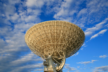 Observatory equipment, in the blue sky background