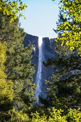 Water falls y Yosemite valley