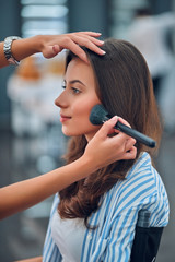 Fototapeta premium Woman in beauty salon