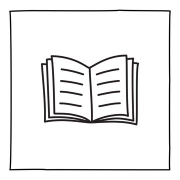 Doodle book icon