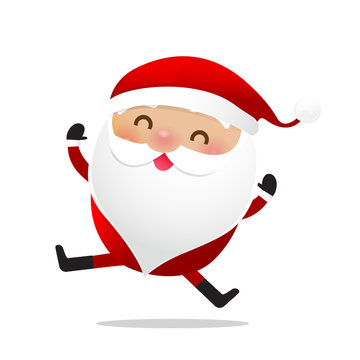 Happy Christmas character Santa claus cartoon 027