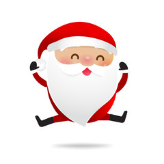 Happy Christmas character Santa claus cartoon 009