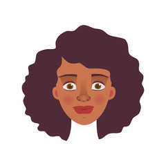 face of African woman