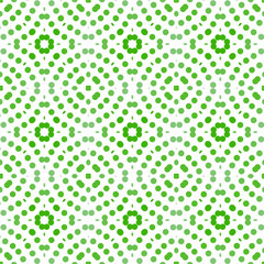 Seamless abstract pattern background with a variety of colored circles.