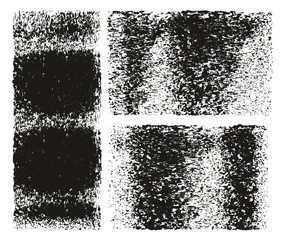 Fototapeta premium Paint Roller Rough Grunge Lines High Detail Abstract Vector Lines & Background Set 153