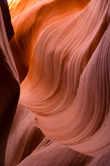 PAGE, AZ, USA Arresting rock formations in Lower Antelope Canyon.