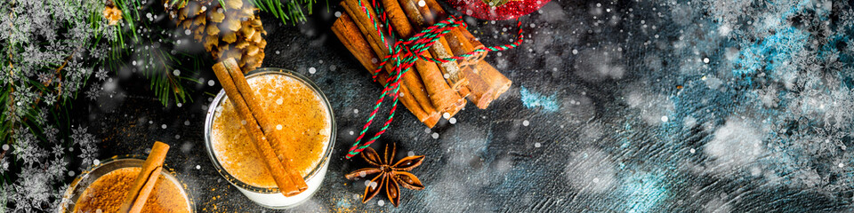 Christmas eggnog liqueur