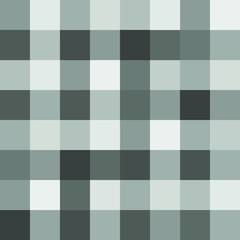 A mosaic cube pattern in the vector. Small white end black cubes inside the cube.