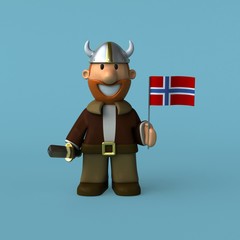 Viking - 3D Illustration