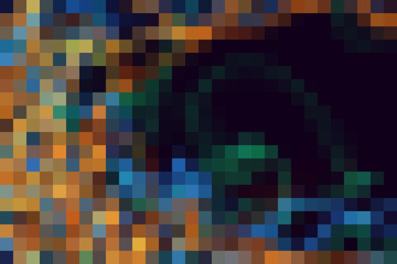 Colorful vivid pixel squares dynamic and vibrant background for interesting and creative ideas. Suitable for web, print, wallpapers.