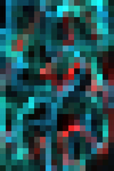 Colorful vivid pixel squares dynamic and vibrant background for interesting and creative ideas. Suitable for web, print, wallpapers.