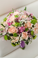 the bride's bouquet, wedding flowers, 