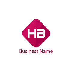 Initial HB Letter Logo Design