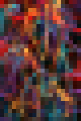 Colorful vivid pixel squares dynamic and vibrant background for interesting and creative ideas. Suitable for web, print, wallpapers.