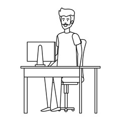 general practitioner in consulting room