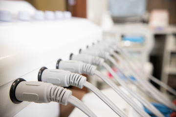 Cosmetology clinic, close up of the equipment