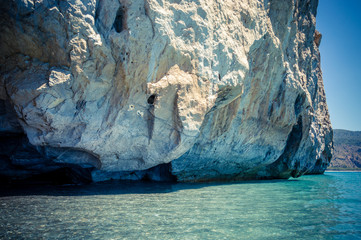 Stunning cave in the seacoast of Palinuro Cilento Italy