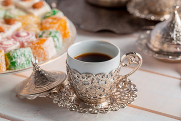 Traditional turkish coffee