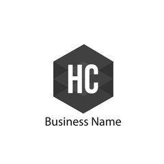 Initial HC Letter Logo Design