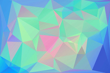 Fototapeta premium Geometric colorful low poly background with triangular polygons. Abstract design. 