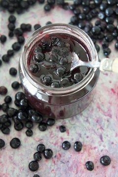 Wild blueberry jam