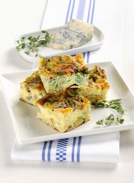 Frittata with young chard