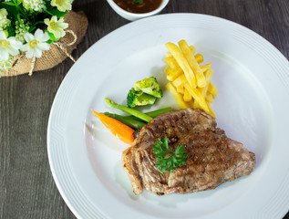 White meat steak