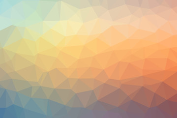 Geometric colorful low poly background with triangular polygons. Abstract design. 