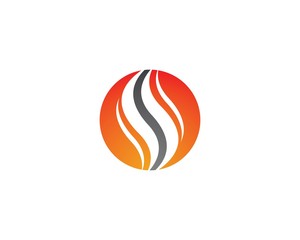 Fire flame logo