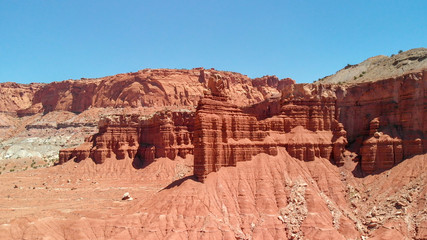 Red Canyon aerial view, Utah