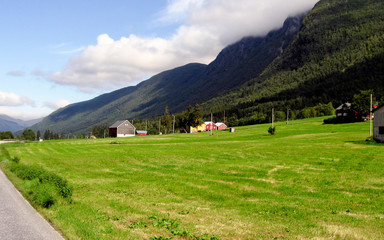 Fototapeta na wymiar Norway Countryside