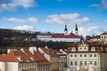 Fototapeta na wymiar View from the castle on Prague