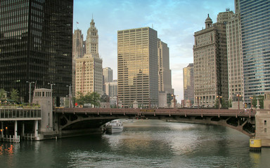 Fototapeta na wymiar View of Chicago