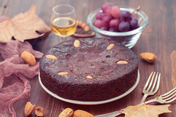 typical cake of Madeira, Portugal