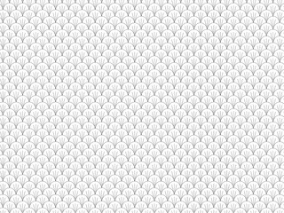Large scales seamless black and white pattern