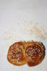 buns with sesame