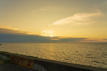 dusk of the Sea of Japan 