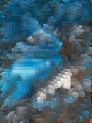 Vibrant dynamic cubes and vivid background for interesting and creative ideas. Suitable for web, print, wallpapers.