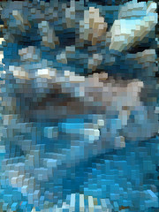 Vibrant dynamic cubes and vivid background for interesting and creative ideas. Suitable for web, print, wallpapers.