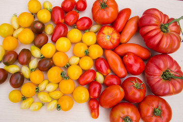 organic tomatoes background