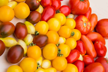 organic tomatoes background