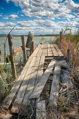 Old jetty on the lake