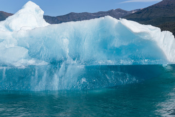Iceberg from Sawyer glacier in Tracy Arm fjord near Juneau Alaska