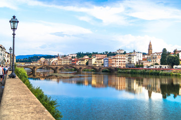 Arno river in florence