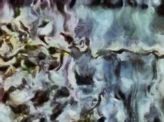 Painting by hand grunge texture. Close up background pattern. Stock creative template for decoration unusual design products. Textured paint brushstrokes with aged effect. Old art elements on canvas.