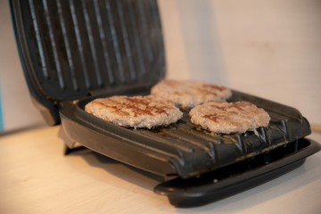 Burger Fleisch Gemüse