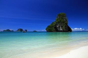 Fototapeta na wymiar Phra Nang Beach, Railay Beach, Krabi, Thailand