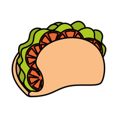 taco mexican food icon